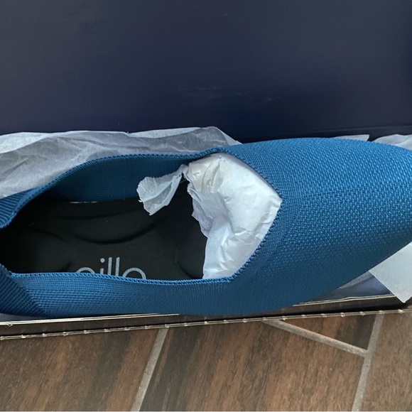 Pillo ballet flat, navy, size 10.5 - Picture 2 of 6